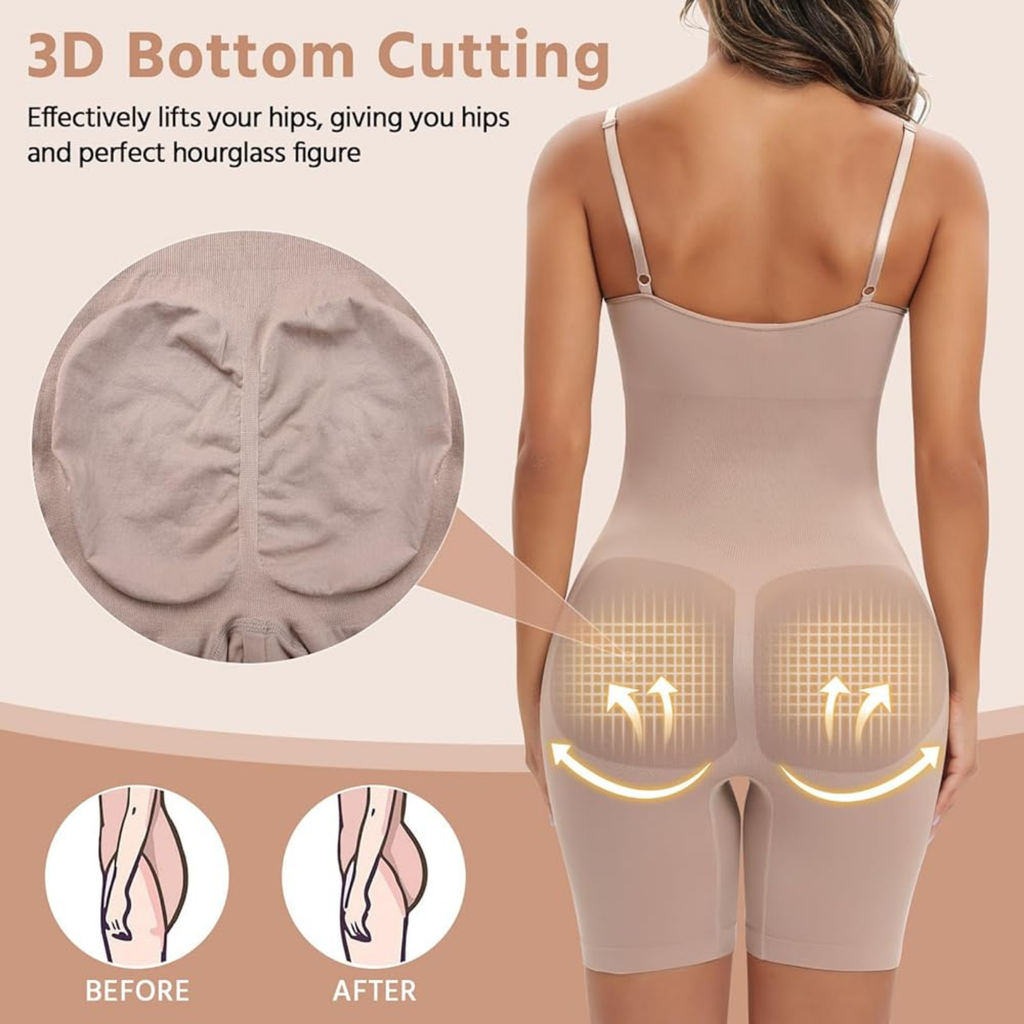 2 Pack Seamless Sculpting Bodysuit Bundle